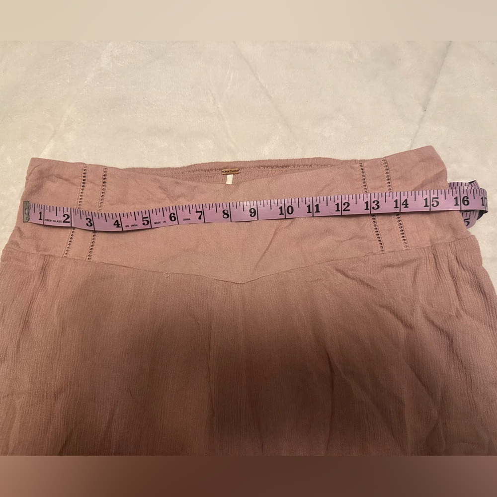 Free People Lovin's Easy Lace Mix Pants - Picture 9 of 9